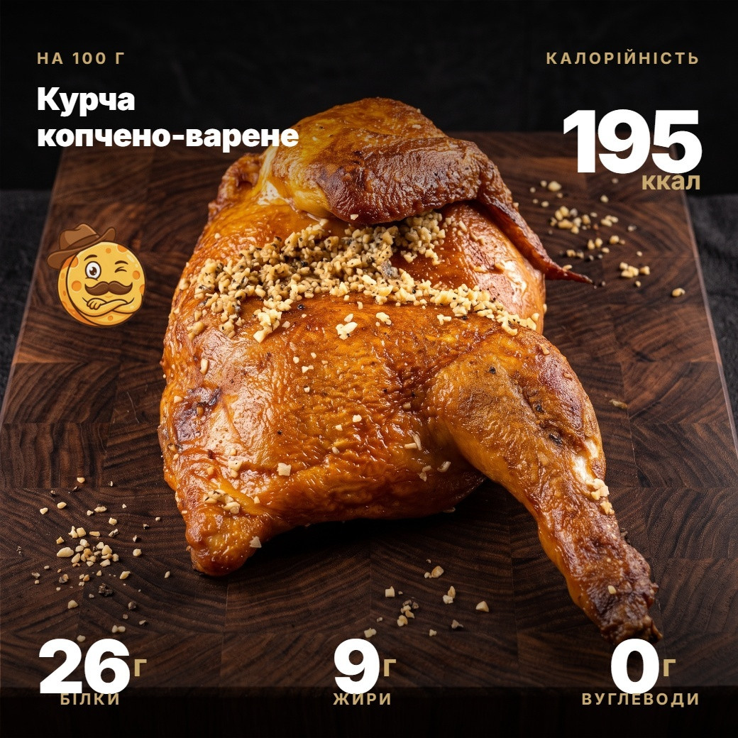 Курка варено-копчена, 1 шт. - Зображення 3